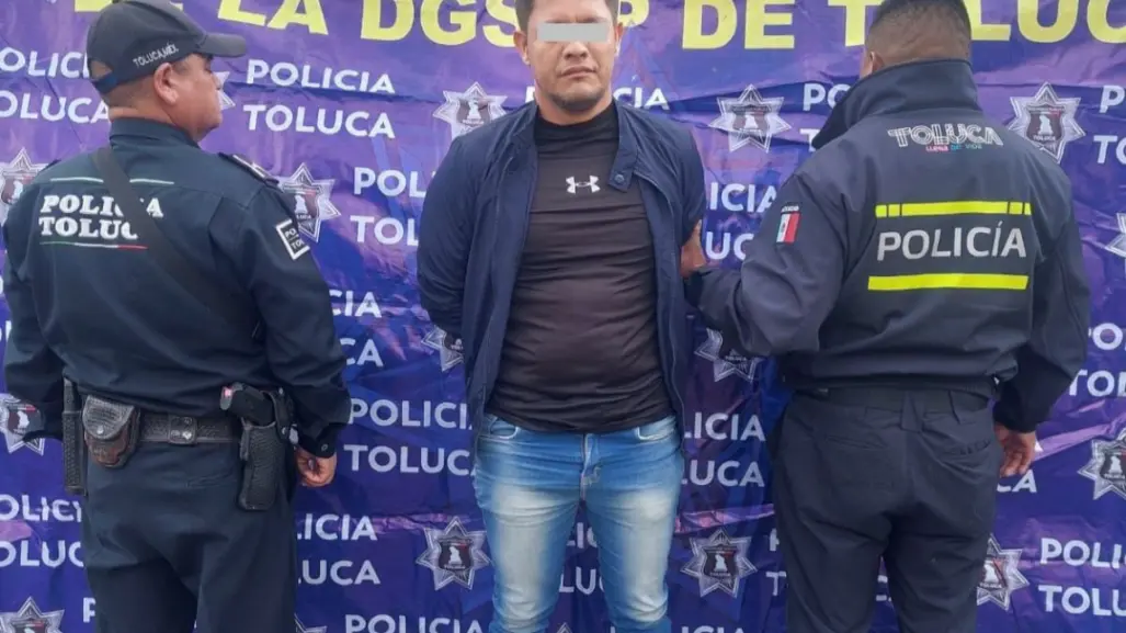 Cae presunto extorsionador por préstamos "gota a gota" en Toluca
