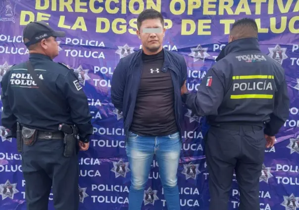 Cae presunto extorsionador por préstamos "gota a gota" en Toluca