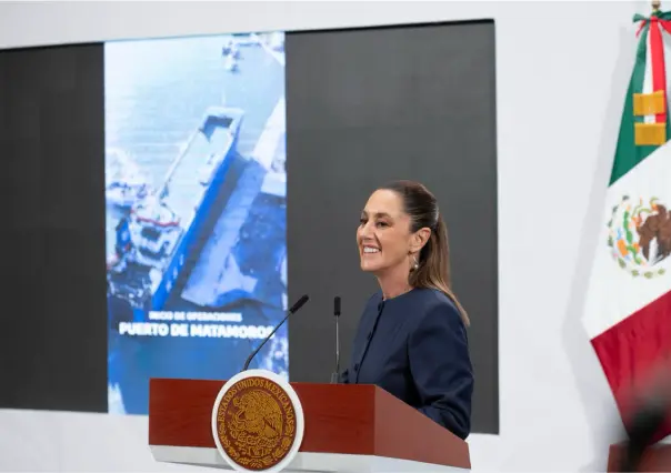 Esto dijo Claudia Sheinbaum del nuevo puerto de Matamoros