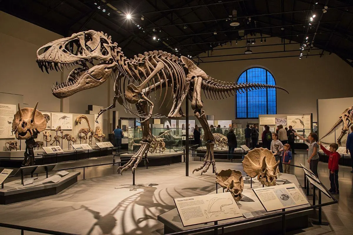 Exposición de dinosaurios en CDMX Foto: Generada con Ai de Grok