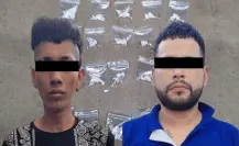 Caen dos con armas y droga tras cateo en Monterrey