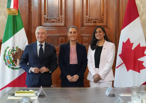 Claudia Sheinbaum se reúne con ministros de Canadá, busca fortalecer relación bilateral