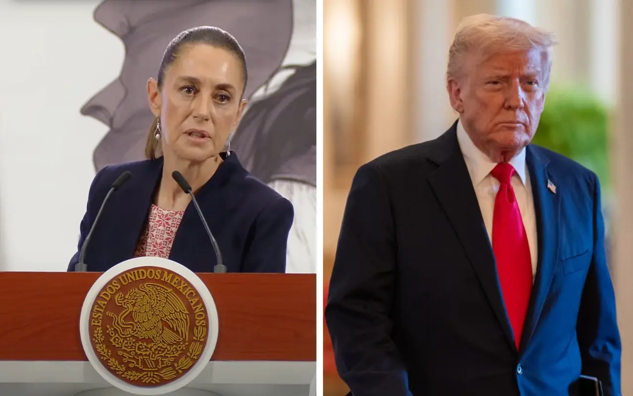 Claudia Sheinbaum y Donald Trump. Foto: X (@WhiteHouse) / Captura de pantalla: YouTube (Gobierno de México)