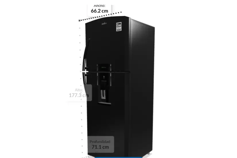 Este refrigerador Mabe de 14 pies es ideal para tu cocina gracias a su capacidad, tecnología y diseño elegante. Foto: Coppel