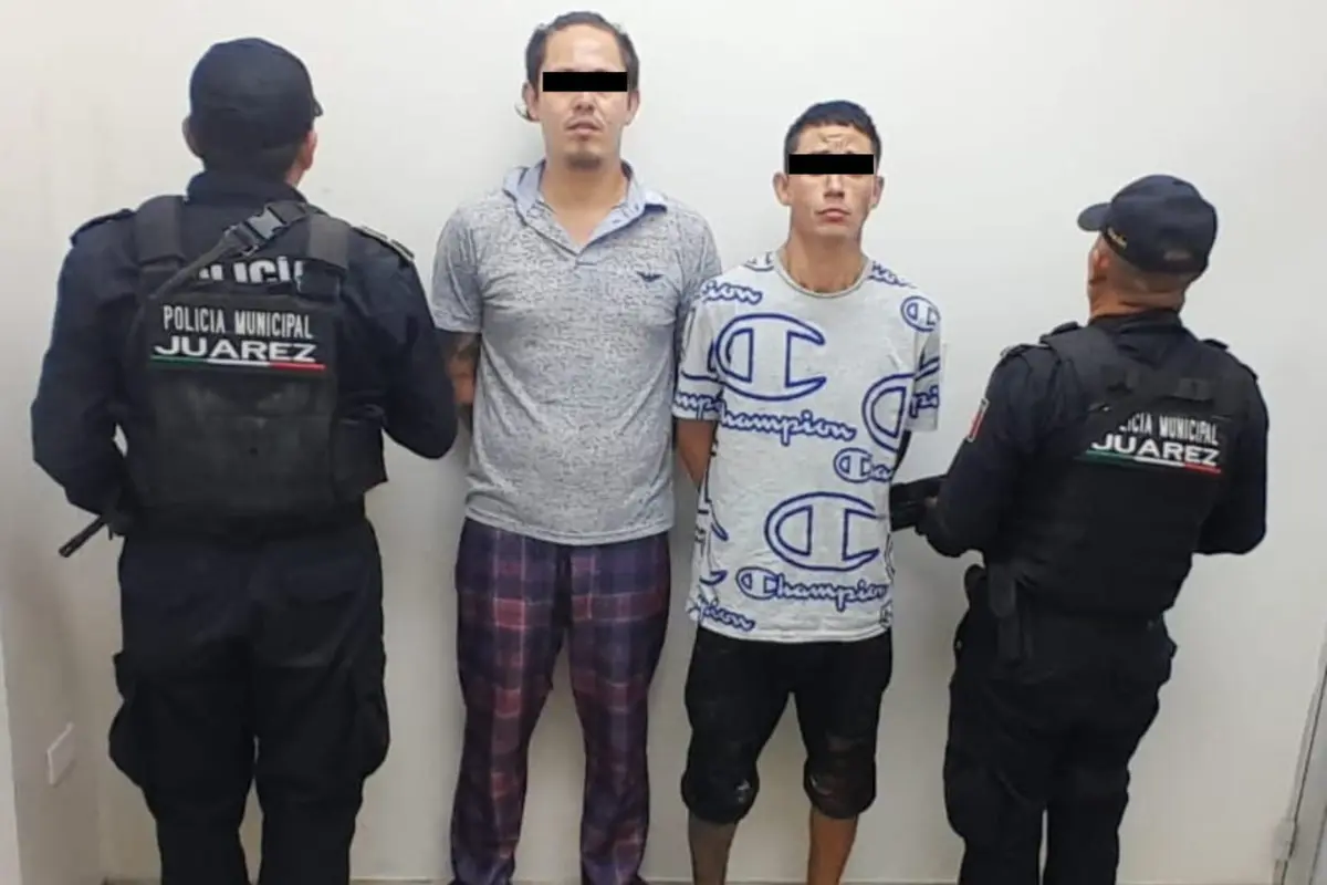 Los dos individuos fueron puestos a disposición del Ministerio Público/Foto: POSTA