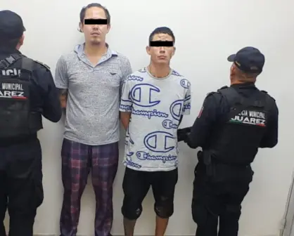 Detienen a dos hombres con droga durante operativo en Juárez