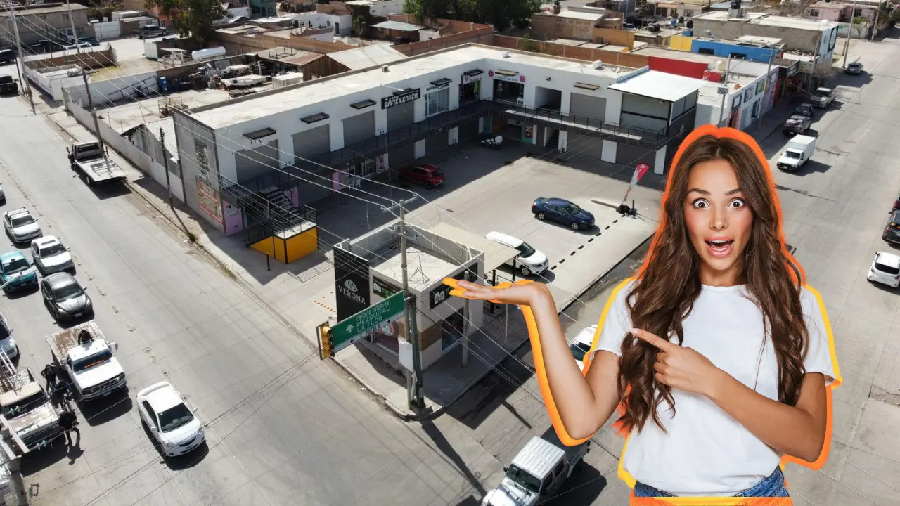 Este edificio de Durango tiene espacios amplios para comercios. Foto: Bilden.