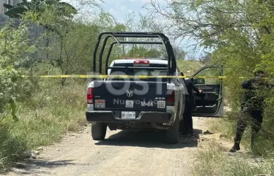 Hallan cadáver con huellas de violencia en camino de terracería en Pesquería