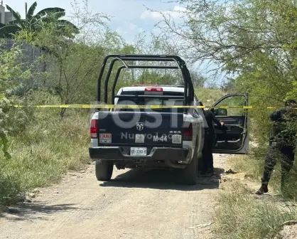 Hallan cadáver con huellas de violencia en camino de terracería en Pesquería