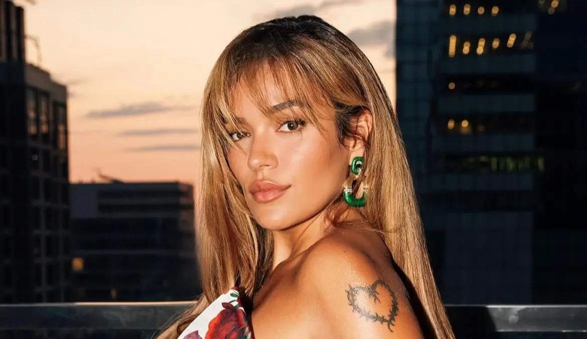 La popular intérprete estará un par de días por cuestiones de trabajo junto a otro grande de la canción. Foto: Cortesía