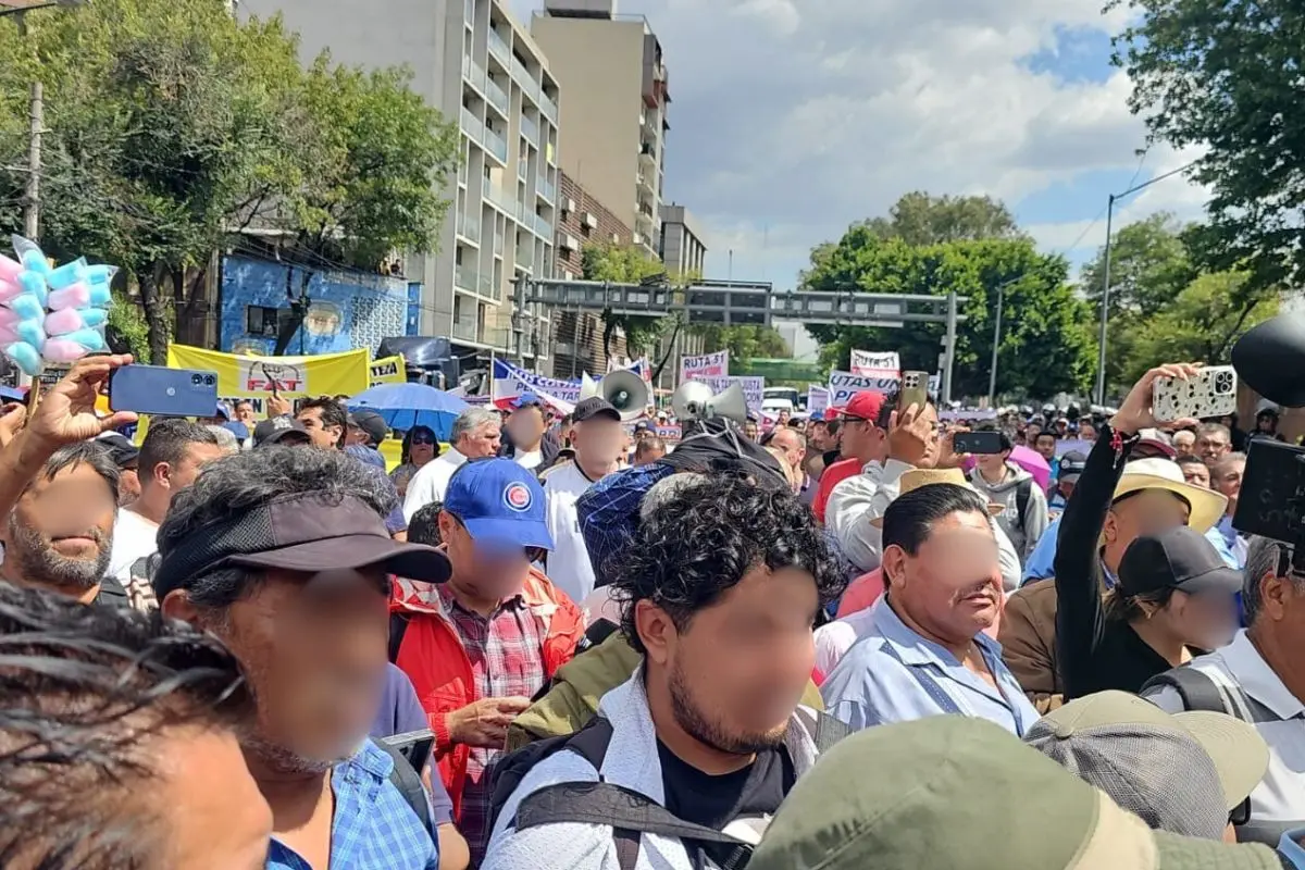 Marcha en CDMX.  Foto: Luis Alfaro