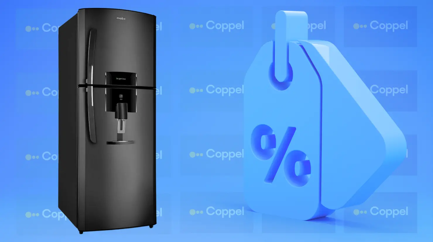 El refrigerador Mabe Top Mount de 14 pies combina diseño moderno y eficiencia con un atractivo precio exclusivo en línea. Foto: Canva