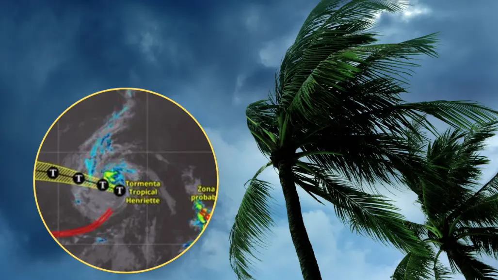 Tormenta tropical Henriette se aleja de BCS pero podría dejar oleaje y chubascos