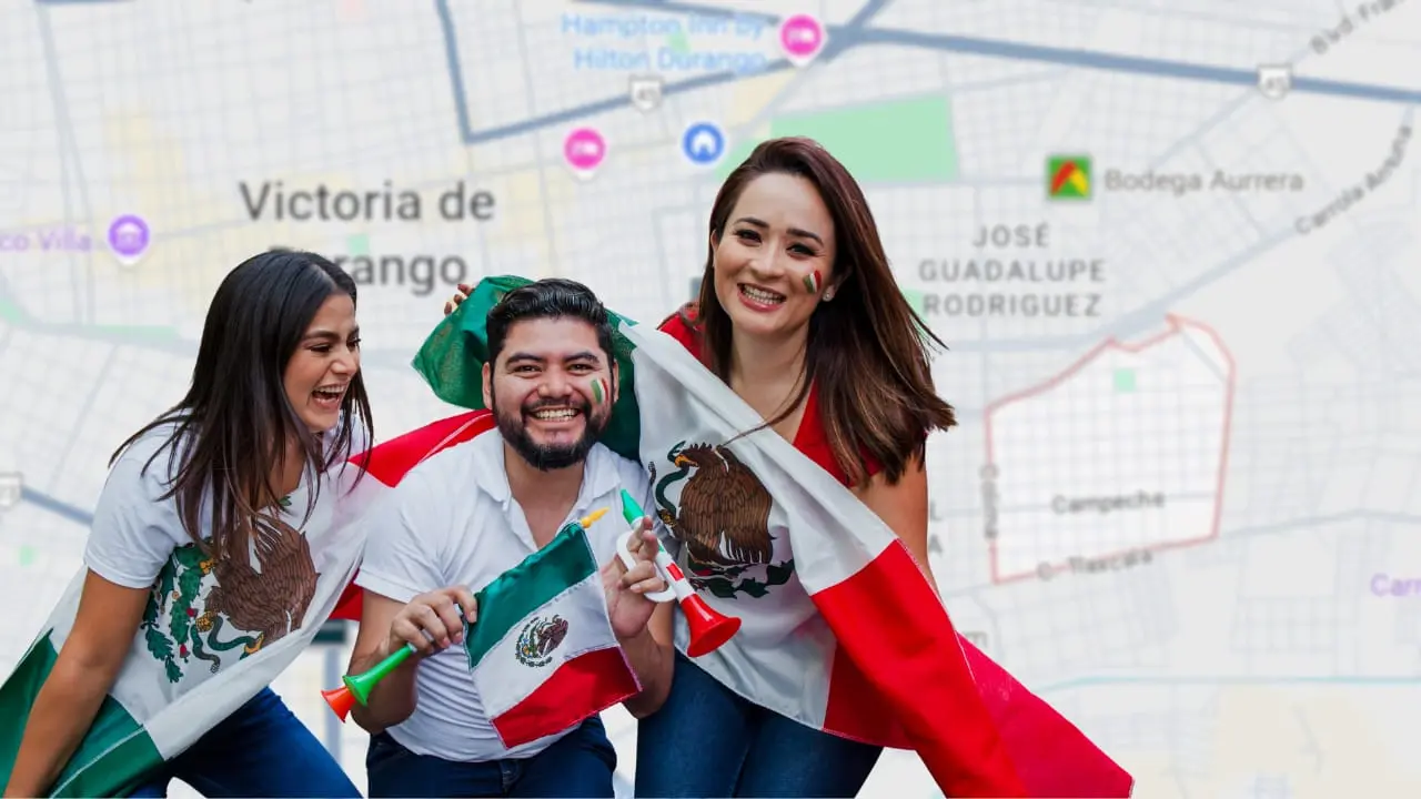 Las calles de esta colonia tienen nombres de ciudades de México | Foto: Imagen ilustrativa - Canva / fondo: Google Maps