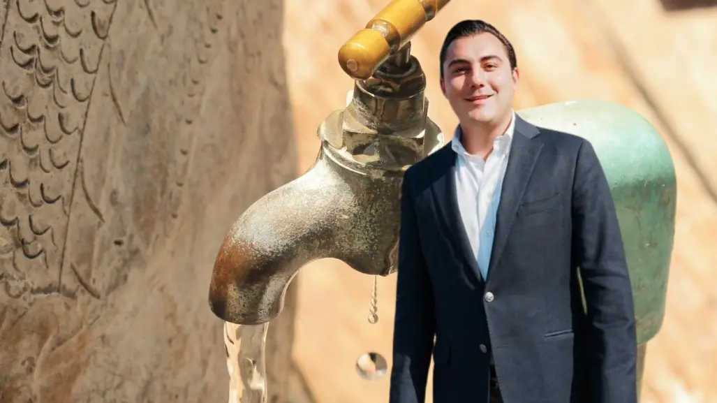 Manuel Guerra Cavazos actúa por García y firma con Agua y Drenaje de Monterrey soluciones reales