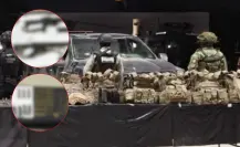 Decomisan armas y equipo táctico tras enfrentamiento en Galeana