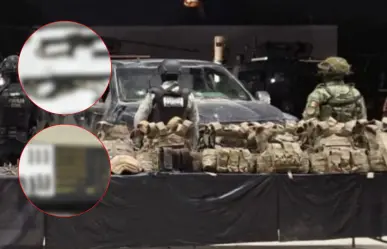 Decomisan armas y equipo táctico tras enfrentamiento en Galeana