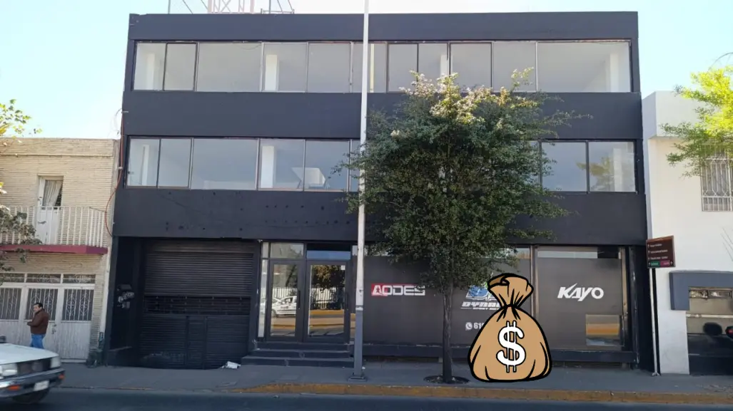 El edificio de Durango con sótano y 3 niveles que se vende en 6.5 millones de pesos