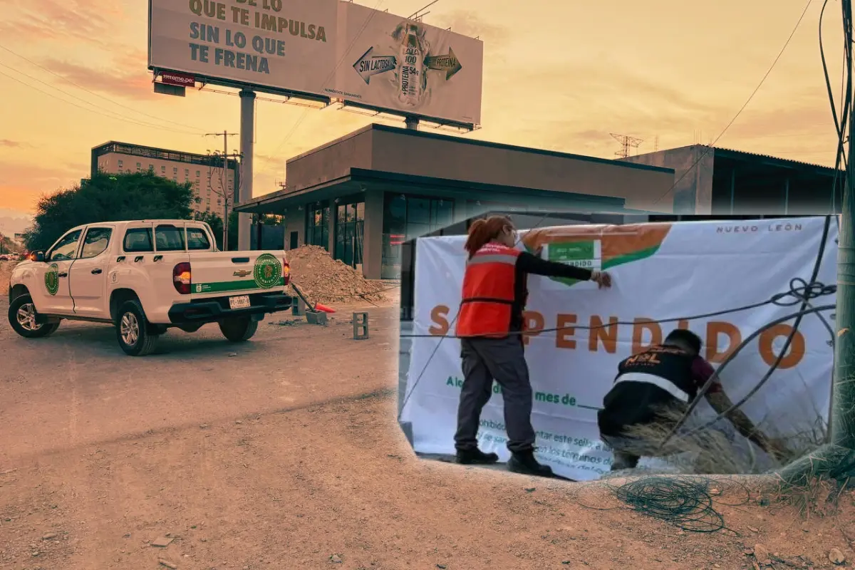Suspenden construcción de plaza comercial en Apodaca. Foto: Canva