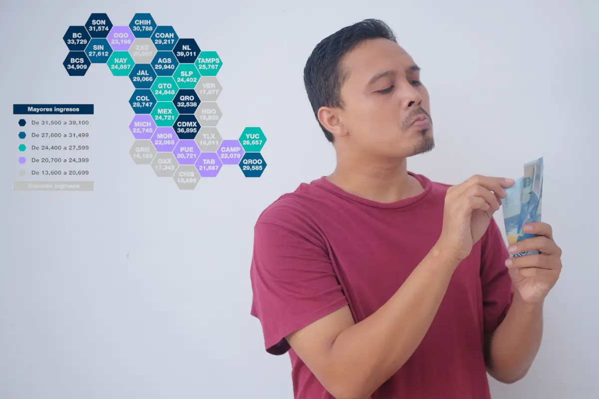 Entidades como Nuevo León, Querétaro y Estado de México han presentado aumentos mucho más acelerados./Foto: Canva/ Inegi