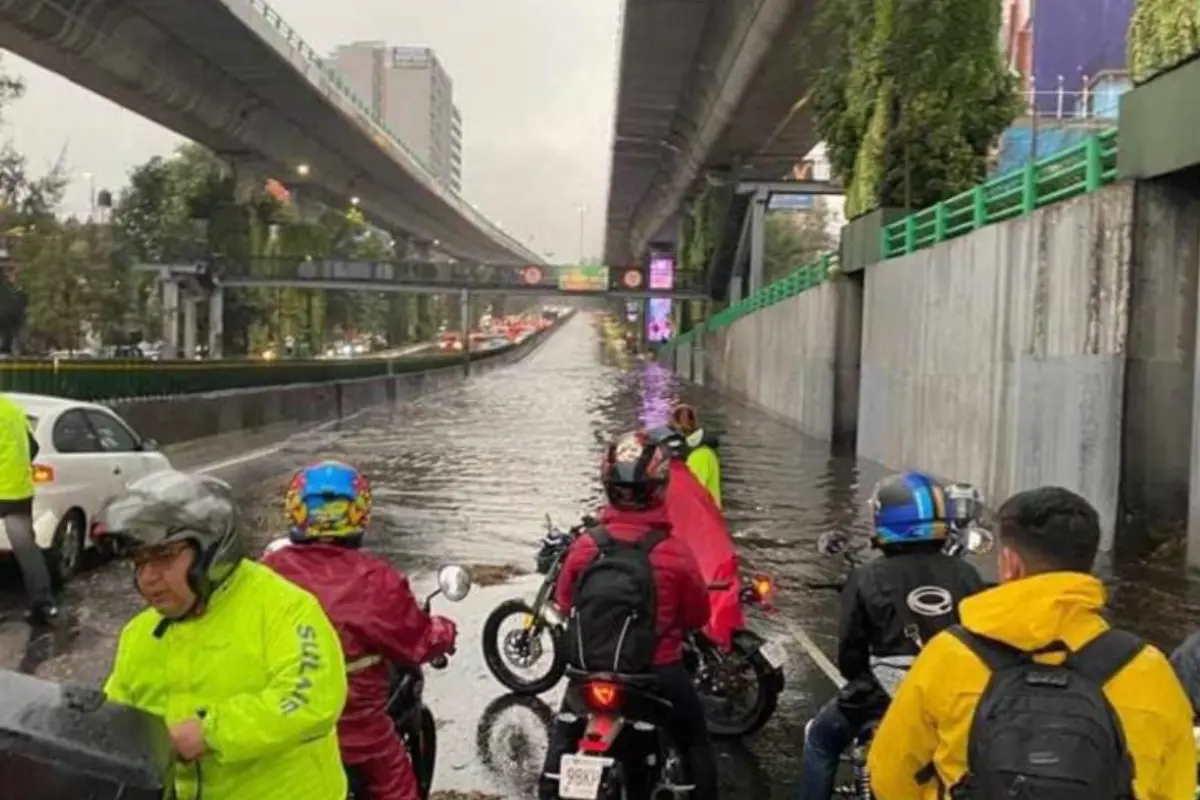 Lluvias en CDMX. Foto: Luis Antonio Alfaro