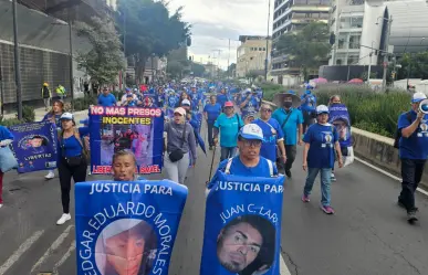 VIDEO | Colectivo "No Más Presos Inocentes" protesta en CDMX y exige revisión de casos
