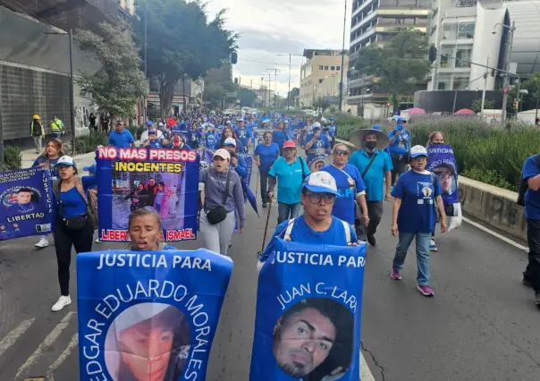 VIDEO | Colectivo "No Más Presos Inocentes" protesta en CDMX y exige revisión de casos