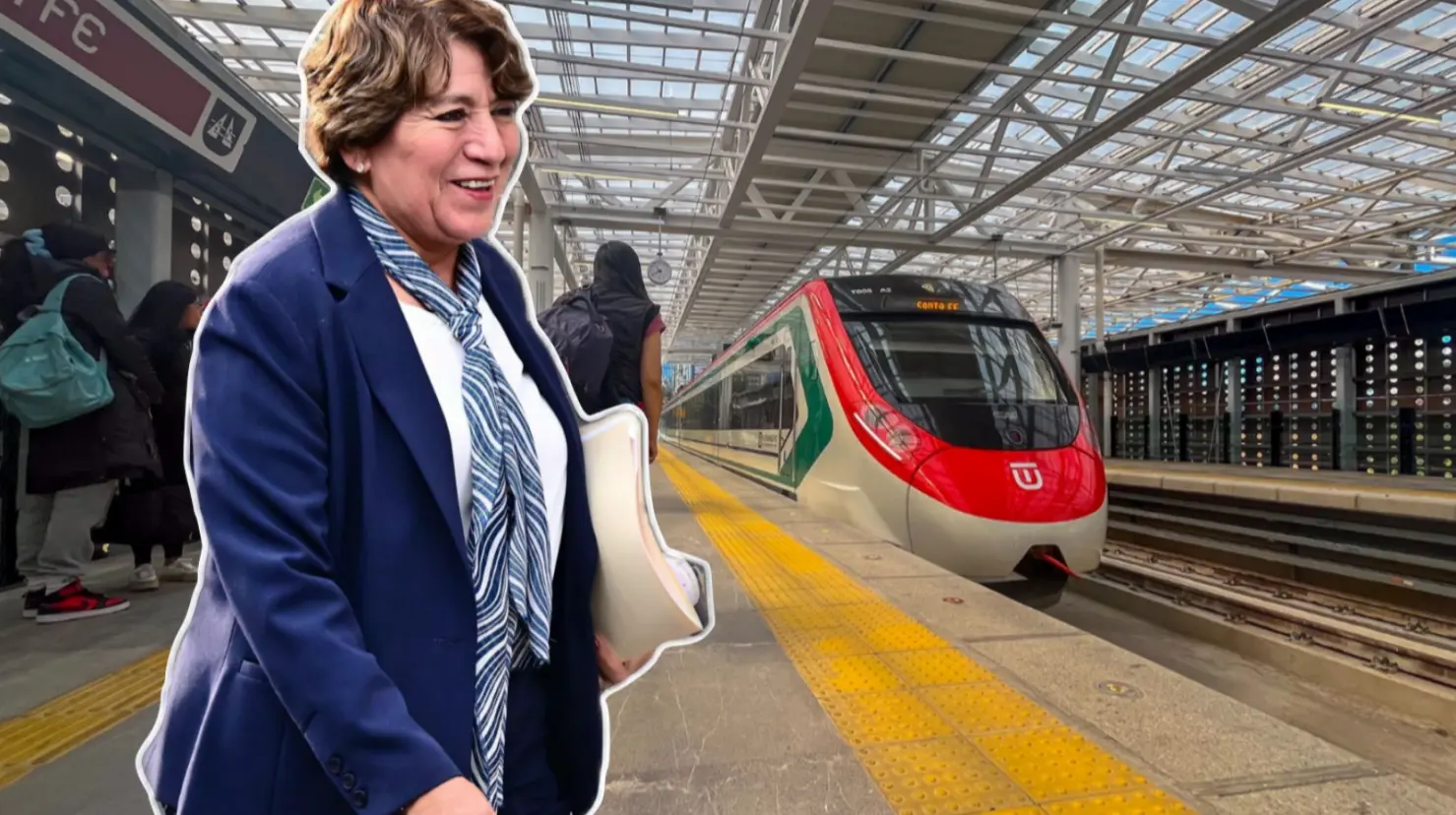 Autoridades federales y estatales aseguran que el Tren México–Querétaro reducirá la saturación vial. Imagen: GEM