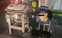 VIDEO | Cámaras captan robo en Monterrey y policía detiene al responsable