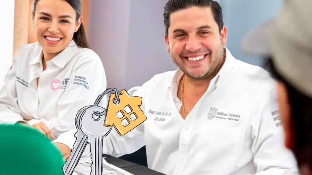 Raúl Cantú y Fomerrey cumplen en Salinas Victoria para dar escrituras a familias