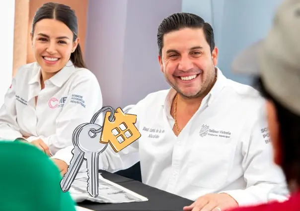 Raúl Cantú y Fomerrey cumplen en Salinas Victoria para dar escrituras a familias