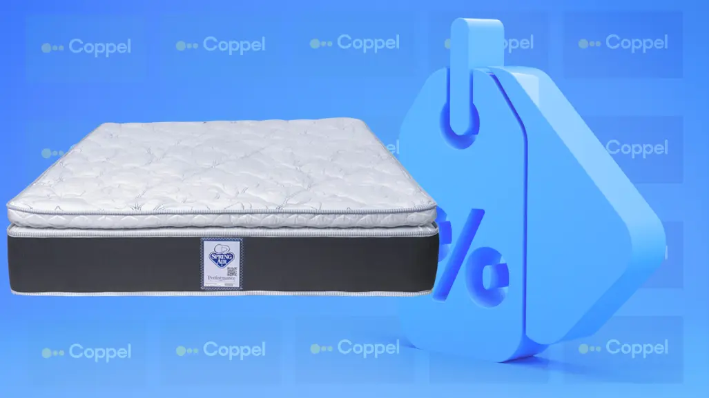 Coppel tiene este colchón matrimonial Spring Air Gran Atenas con 40% de descuento