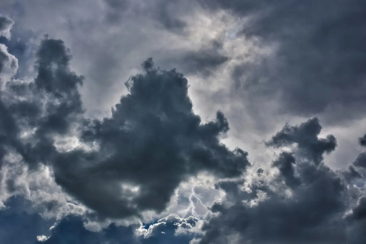 Nubes de lluvia Foto: Pexels