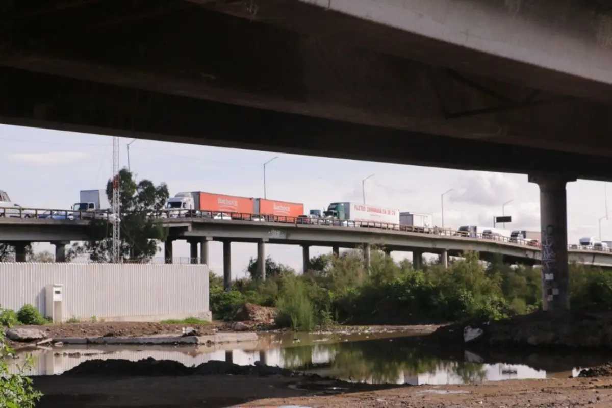 Puentes Alameda Oriente en CDMX.   Foto: SICT