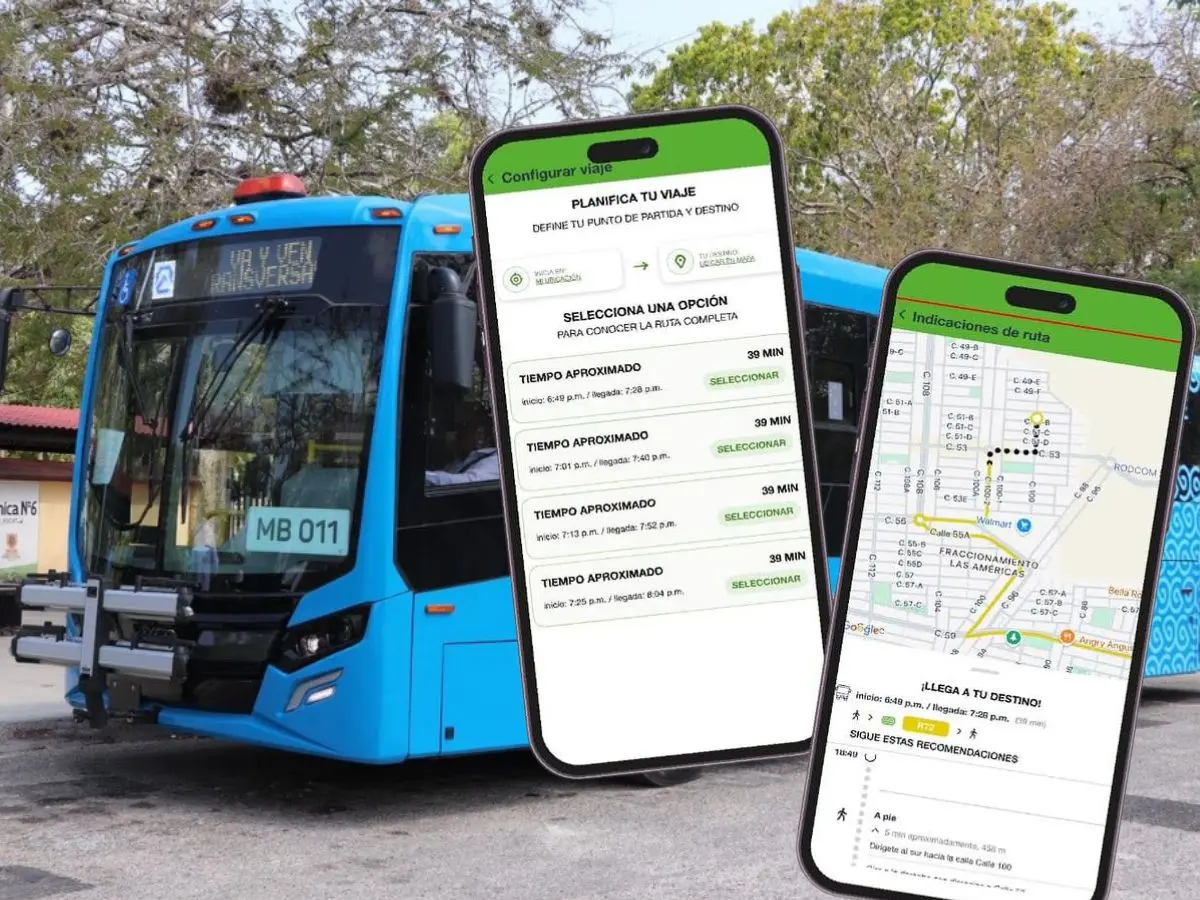 Usuarios del sistema de trasporte público de Yucatán Va y Ven tendrán una mejor experiencia al usar la app pues ya cuenta con una nueva función.- Fuente ATY