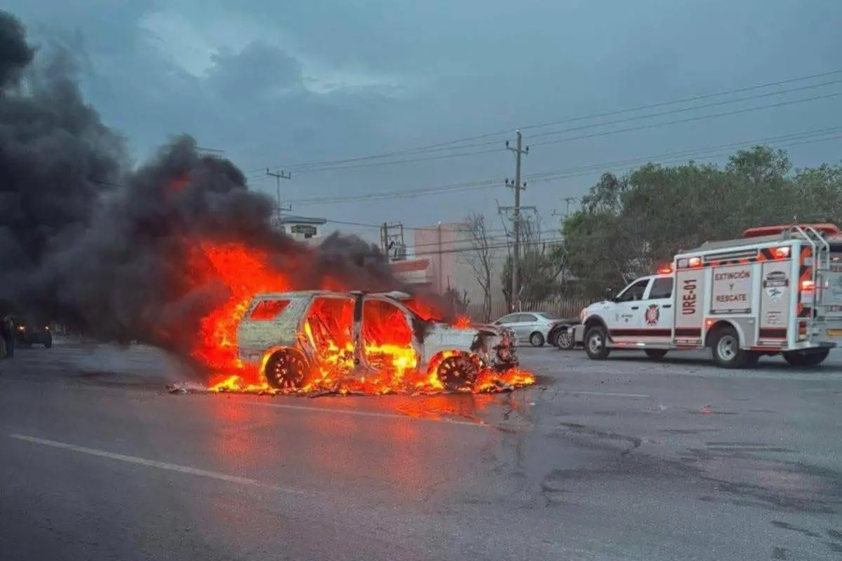 Atentado en el que perdió la vida el delegado de la FGR en Tamaulipas, Ernesto Vázquez Reyna, el pasado 4 de agosto en Reynosa. Foto: Pedro Torres