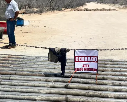 Ejidatarios de El Migriño bloquean relleno sanitario; exigen solución tras cierre de pozos de agua