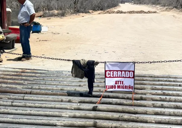 Ejidatarios de El Migriño bloquean relleno sanitario; exigen solución tras cierre de pozos de agua