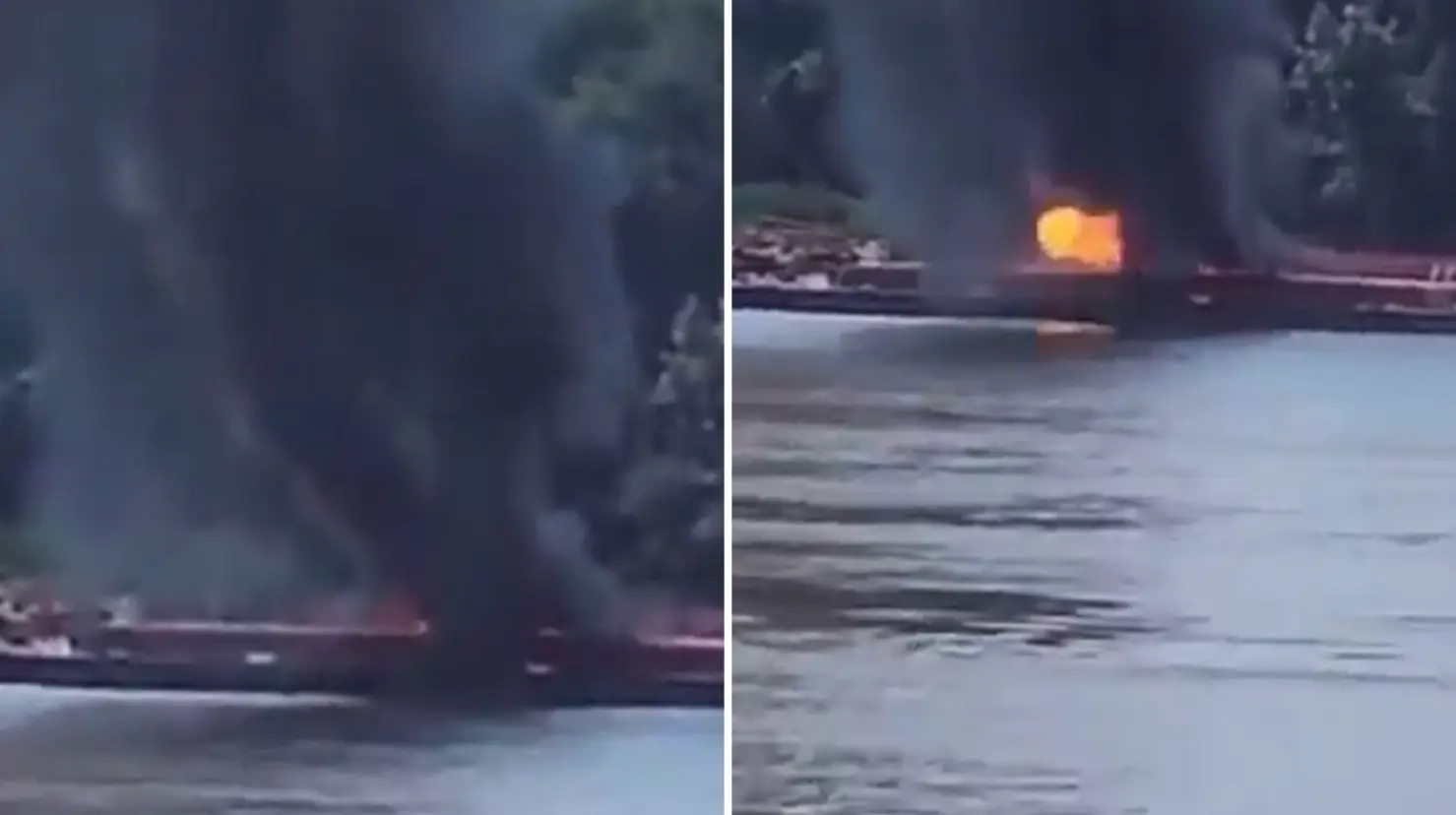 Mueren dos personas tras desplome de helicóptero en el río Mississippi. Foto: X (@MarioNawfal)