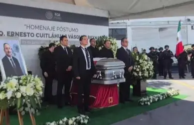 En oficinas de la FGR de Reynosa hacen homenaje de cuerpo presente a su delegado abatido en atentado