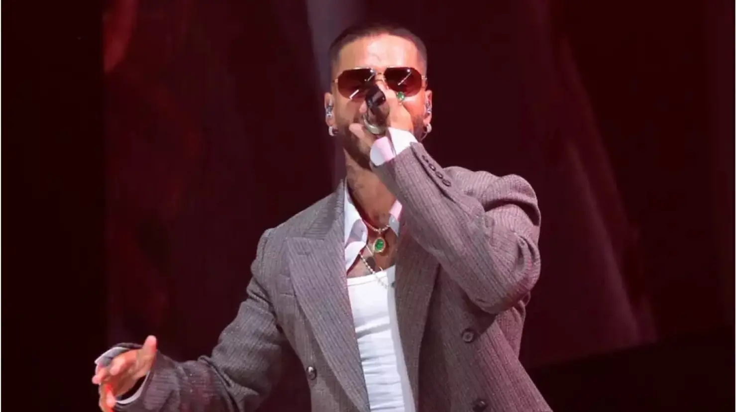 Maluma volvió a conquistar a su público chilango con un show lleno de sensualidad, reguetón, romanticismo y despliegue visual. Foto: Cortesía