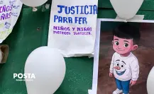 Instalan memorial de Fernandito en Edomex; vecinos piden que se haga justicia