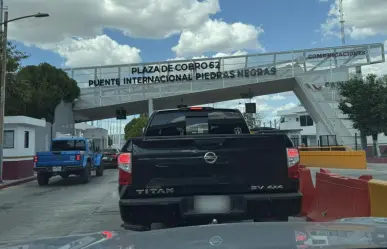 EN VIVO | Así están los puentes internacionales de Piedras Negras hoy, 7 de agosto
