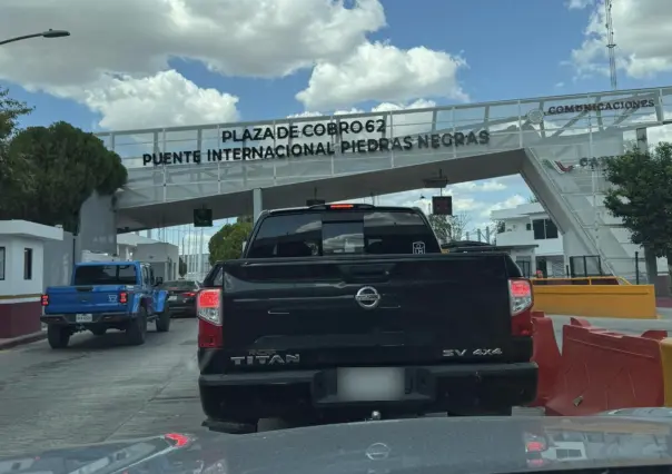 EN VIVO | Así están los puentes internacionales de Piedras Negras hoy, 7 de agosto