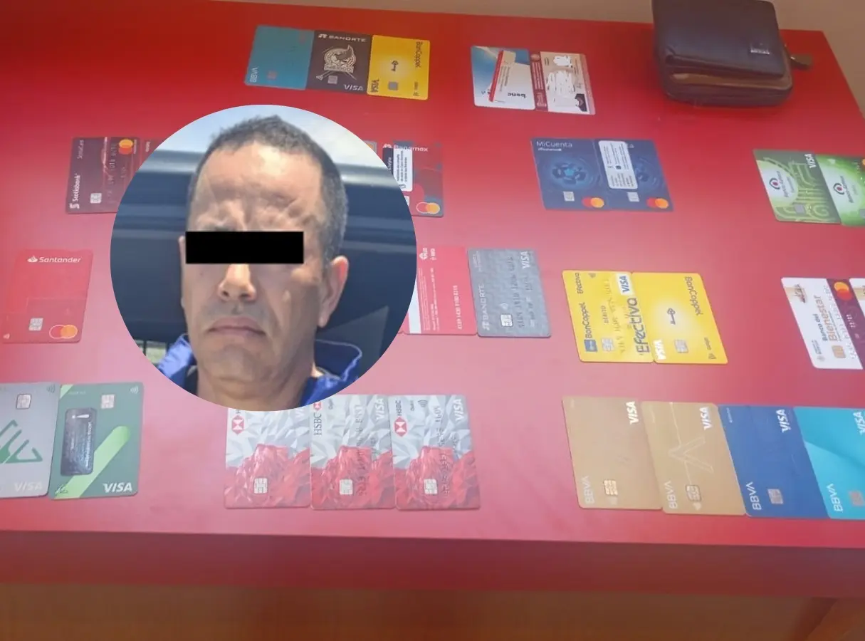 El hombre fue trasladado a las instalaciones de la Policía de Monterrey y quedó a disposición del Ministerio Público para definir su situación legal. Foto: Policía de Monterrey.