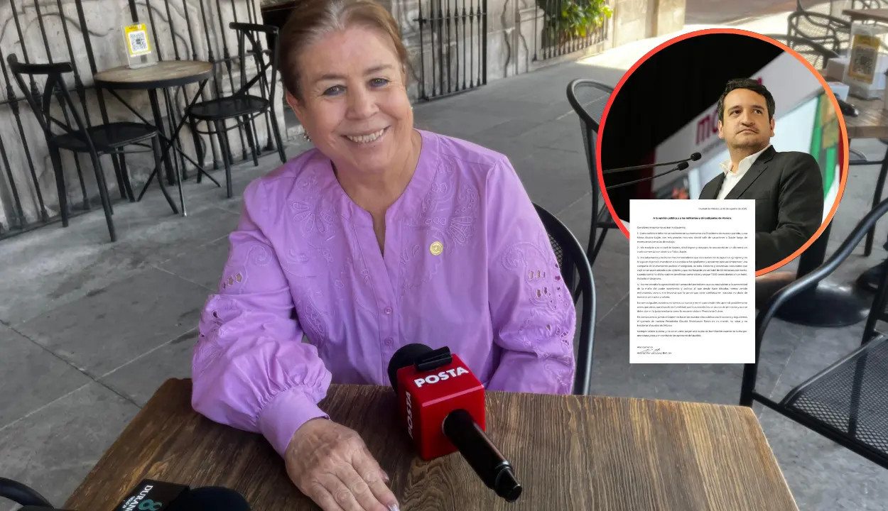 Senadora de Durango fija su postura sobre el viaje de Andy López Beltrán. Foto: Alejandro Ávila.