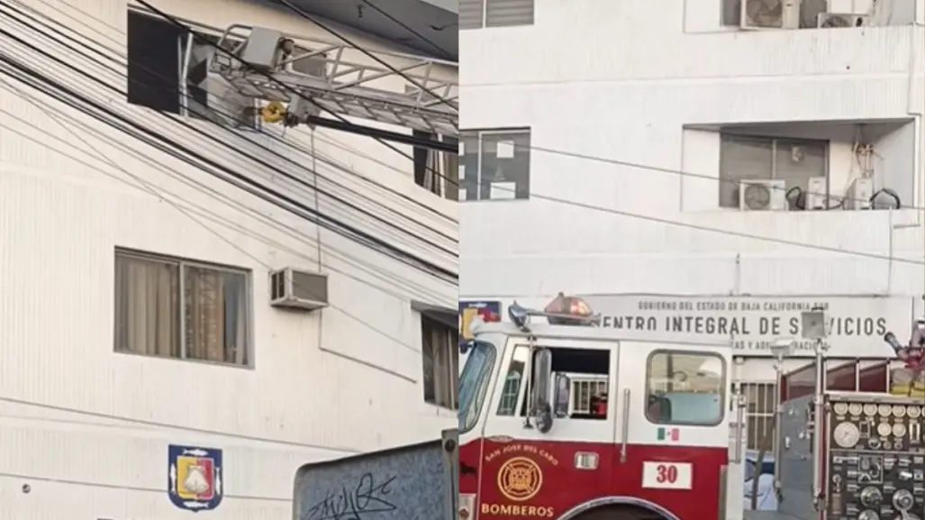 Suspenden actividades en edificio Pedrín tras incendio en Los Cabos
