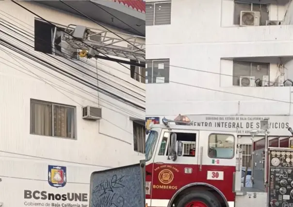 Suspenden actividades en edificio Pedrín tras incendio en Los Cabos