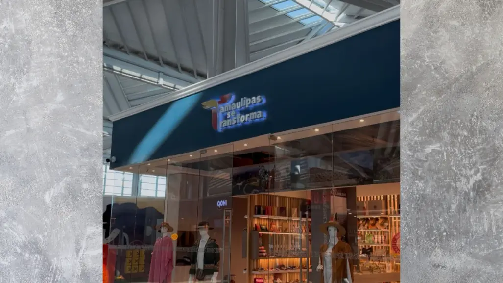 Tamaulipas en los ojos del Mundo: inauguran de forma permanente cartelería en el AIFA