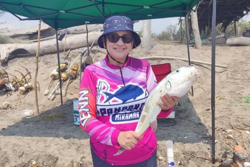 El torneo de pesca está abierto a todas y todos los amantes de la pesca deportiva. Foto: Axel Hassel